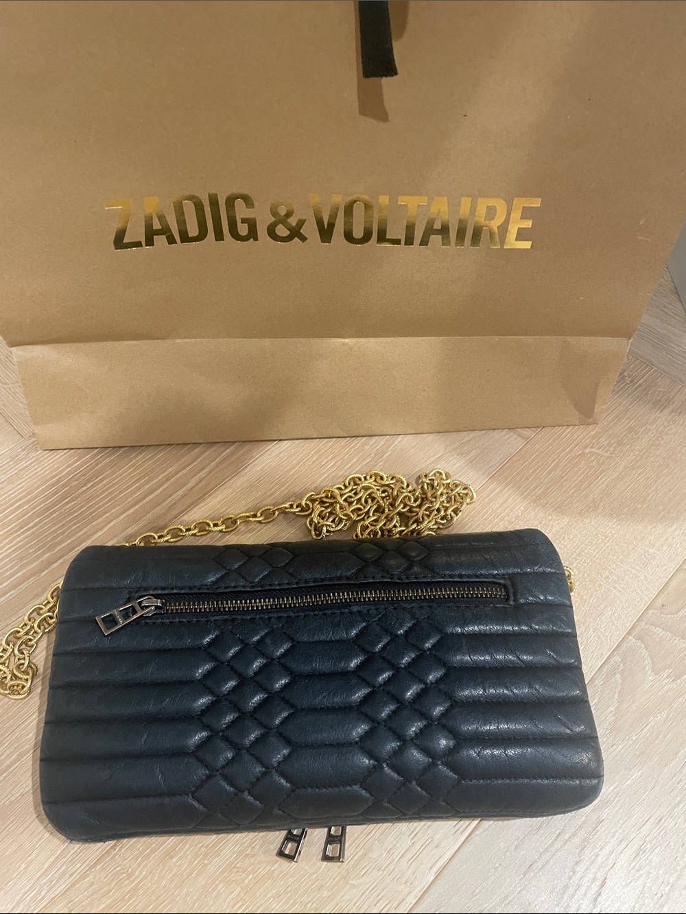 Zadig & Voltaire Black Rock Cross-Body Bag - Picture 3 of 9